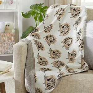 Hedgehog Flax-Hemp Blanket - FedEx